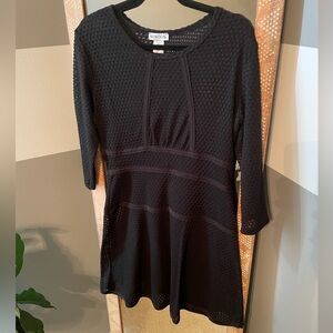 Elegant Black Long Sleeve Dress